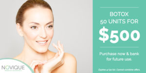 Botox 50 units price | skin care | Novique Medical Aesthetics | Doylestown, PA