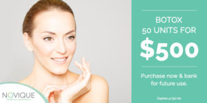 botox 50 units price | skin care | Novique Medical Aesthetics | Doylestown, PA