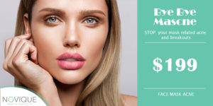 Mask acne breakouts | skin care | Novique Medical Aesthetics | Doylestown, PA