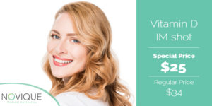 Vitamin D IM shot | skin care | Novique Medical Aesthetics | Doylestown, PA