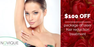 Laser Hair Reduction Treatment Promo | skin care | Novique Medical Aesthetics | Doylestown, PA