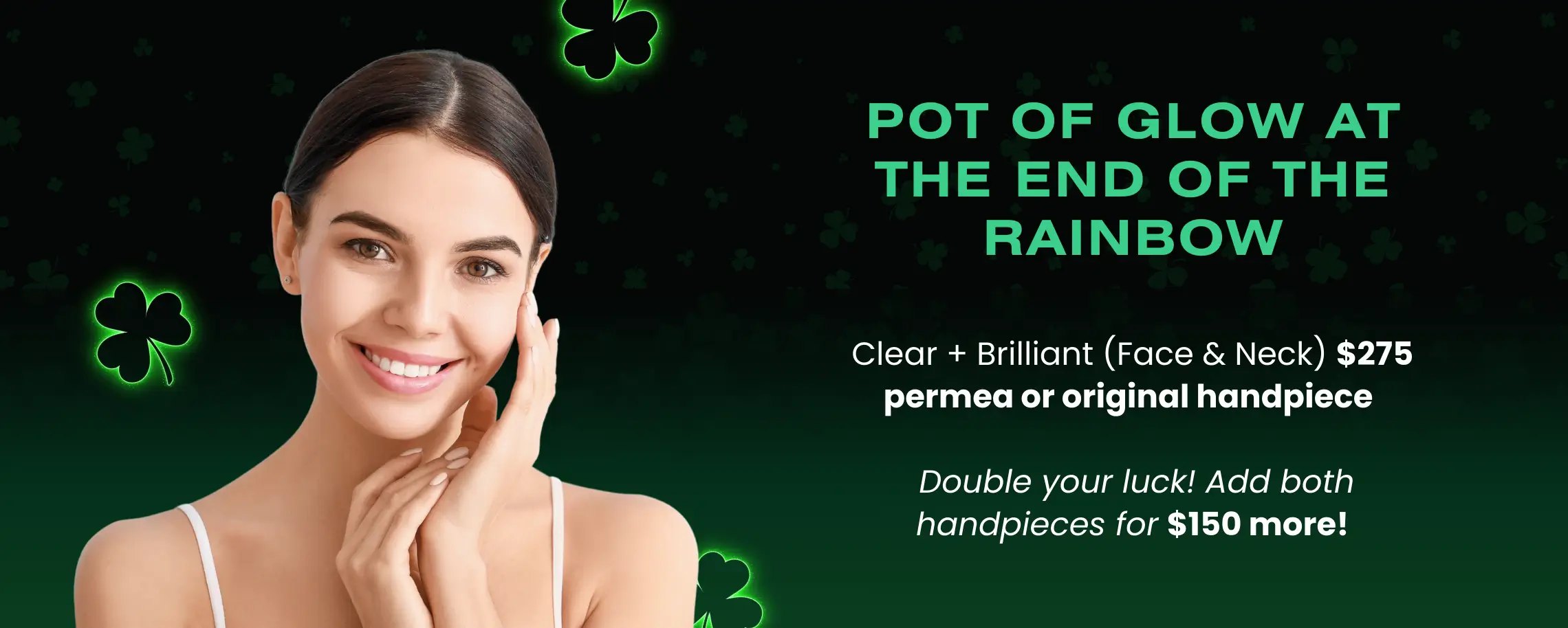 pot of glow at the end of the rainbow